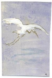 "B - Tranquility Heron 2/3"