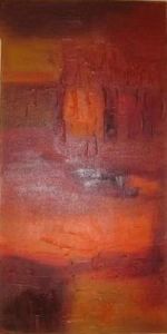 "Diptych - Red and Orange"