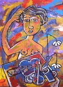 "Lady at Picasso's Table"