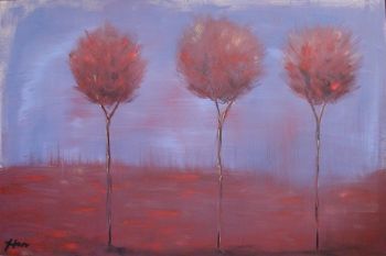 "Landscape (maroon) "