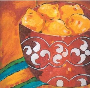 "Fruit in Bowl I"