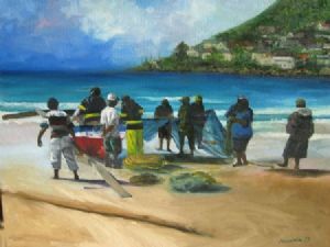 "Fish Hoek beach"