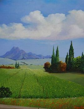 "Cape Farm Landscape rolling on"