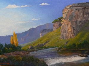 "Gold in the afternoon sun, Free state"