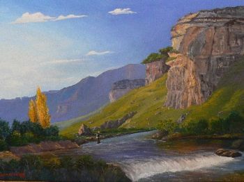 "Gold in the afternoon sun, Free state"