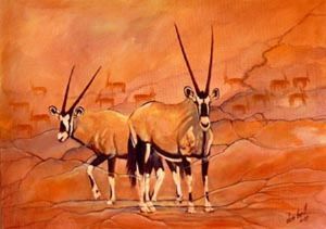 "Gemsbok Rock Art"