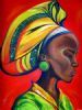 "zulu woman with red"