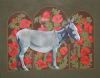"Donkey in a field of poppies"