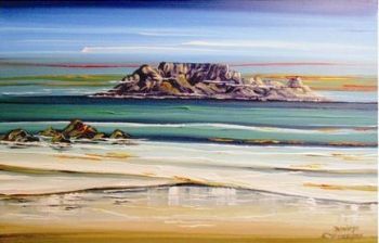 "Table Mountain beach scene 2"