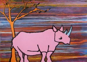 "African pink Rhino"