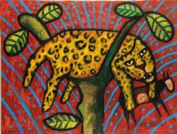 Rain Falls on a Leopard's Skin ...