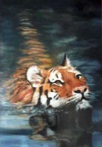 "Swimming tiger"
