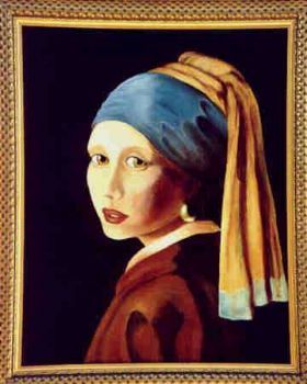 "Lady with Earring - after Vermeer"