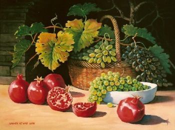 "Still Life with Broken Pomegranate"