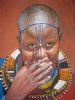 "Blushing Maasai Bride"