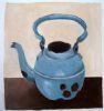 "Blue Enamel Teapot"