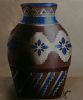 "Brown and Blue Pot"