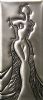 "Female Figure 1 in Metal Sculpture 1/1"