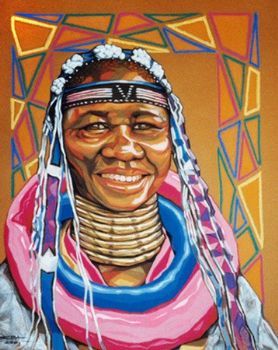"Ndebele Abstract"