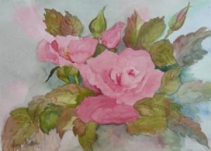 "Pale Pink Roses"