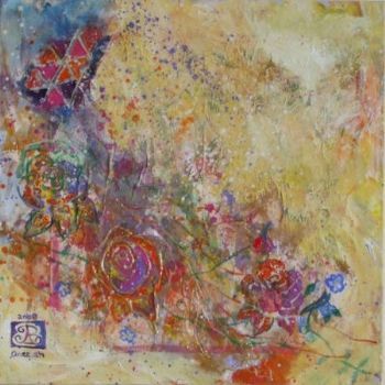"Butterfly in My Rose Garden "