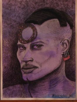 "Tribal African Warrior"
