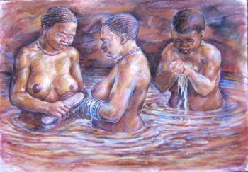 "Three Bathers"