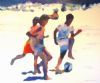 "Soccer, Muizenberg Beach, W Cape"