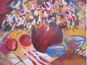 "blue bowls"