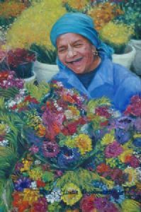 "Cape flower seller"