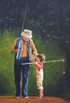 "With grandfather"