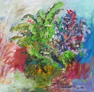 "Ferns and Flowers"