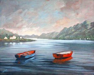 "Lake Skye Scotland - 1"