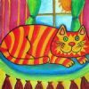 "Orange Cheshire Cat"