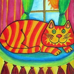 "Orange Cheshire Cat"