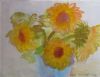 "Four Sunflowers"