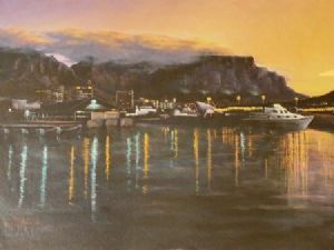 "Cape Town at night"