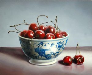 "SOLD - Bowl of Cherries "