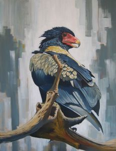 "The Little White Feather Bateleur"