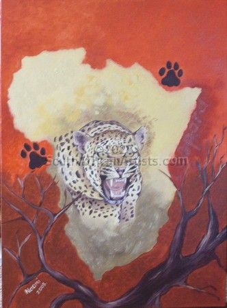 Leopard' - Nicole van Rooyen Art