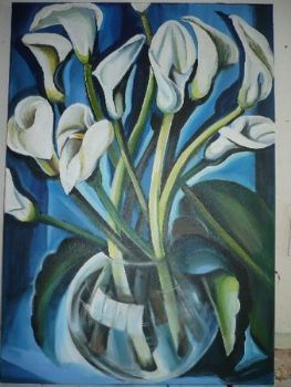 "Lilies in Blue"