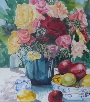"Still Life with Roses"