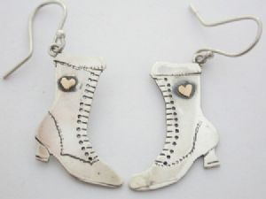 "Victorian Boots- Earrings"