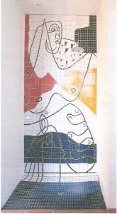 "woman in the shower"