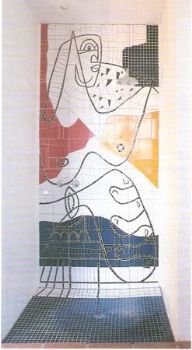 "woman in the shower"