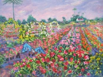 "Workers at the Rose Farm"