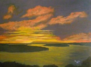 "Nightfall Berg River West Coast"