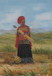 "Xhosa African Bride"