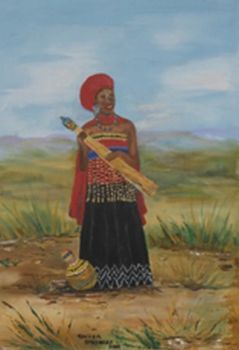 "Xhosa African Bride"