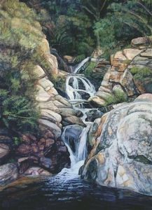 "Langeberg Waterfall"